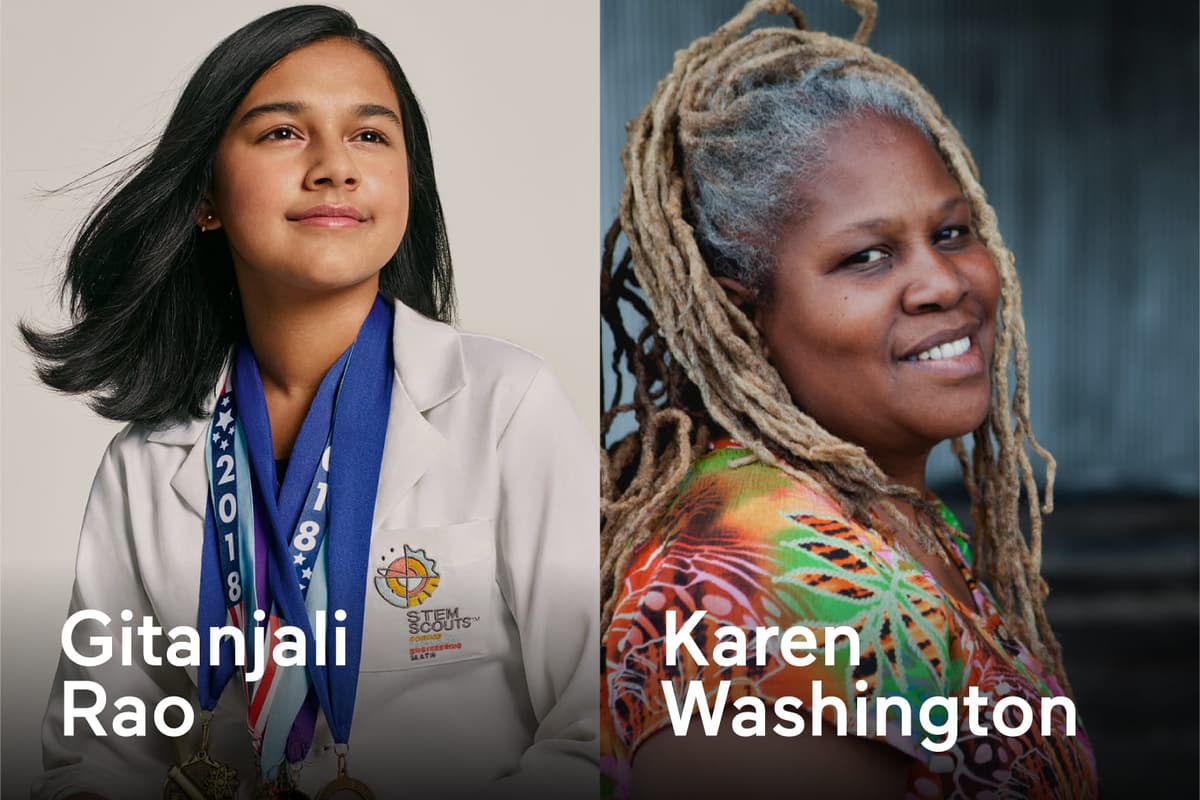 Portrait photo of WM Sustainability Forum speakers Gitanjali Rao and Karen Washington