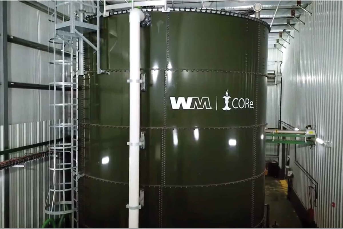 WM Core organics recycling silo